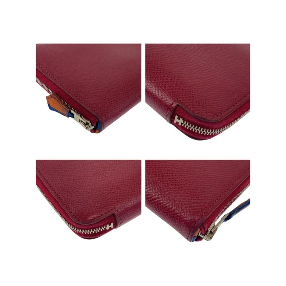 Pre Loved Louis Vuitton Hermes Bearn Wallet Rouge Vif - Picture 3 of 8